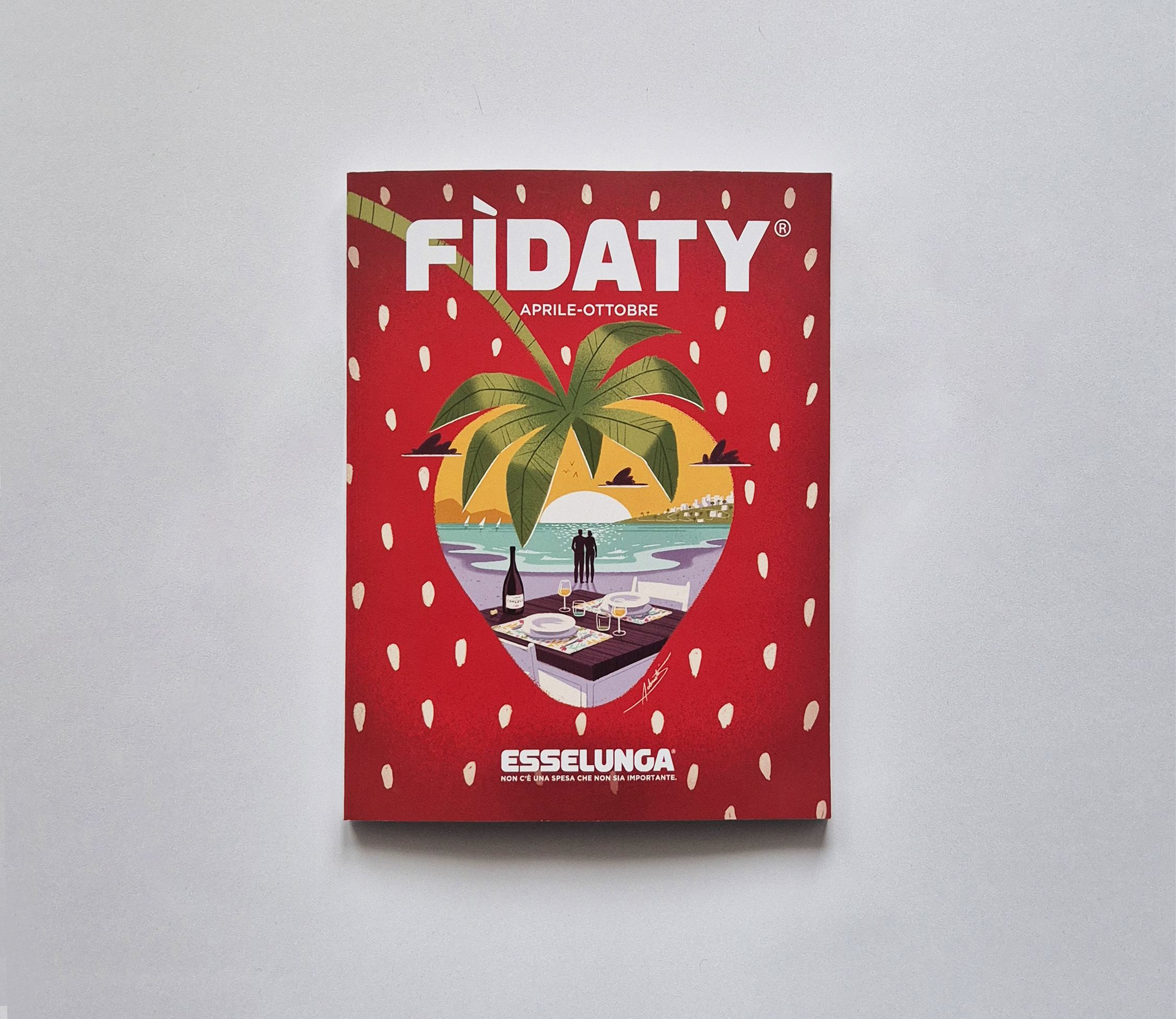 Andrea De Santis per il catalogo Fìdaty Esselunga.